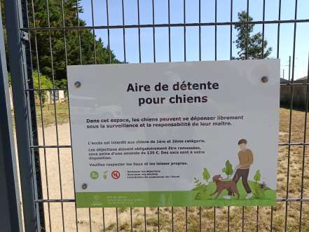 Image d'illustration pour : Aire de détente pour chiens à Kerzec